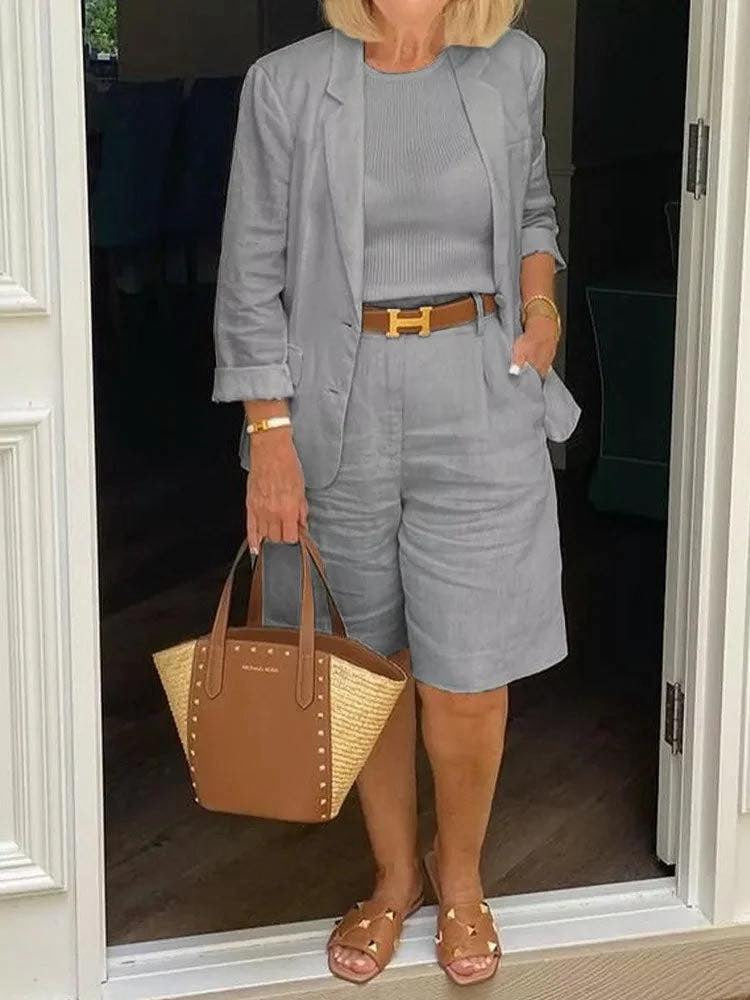 Conjunto de Tres Piezas con Bolsa Incluida — Viaestilo