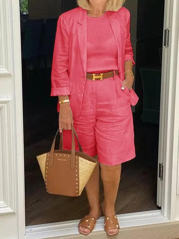 Conjunto de Tres Piezas con Bolsa Incluida — Viaestilo
