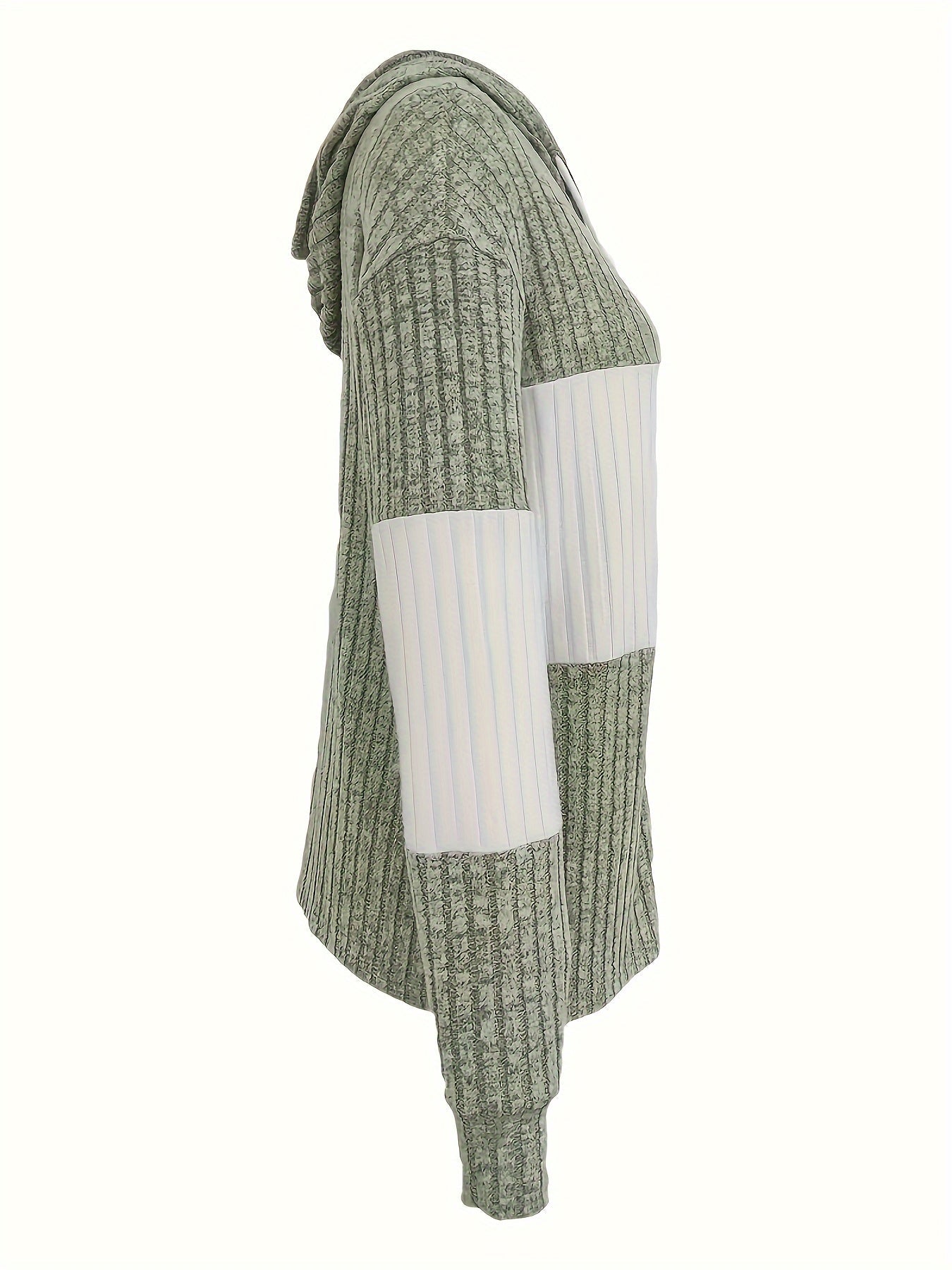 Sudadera con Cierre y Bloques de Color Texturizada — Viaestilo