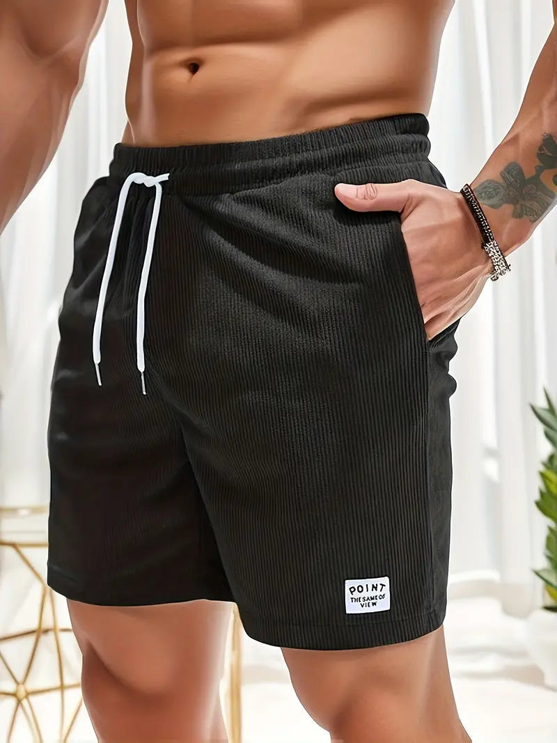 Short de Playa Texturizado con Cordón — Viaestilo