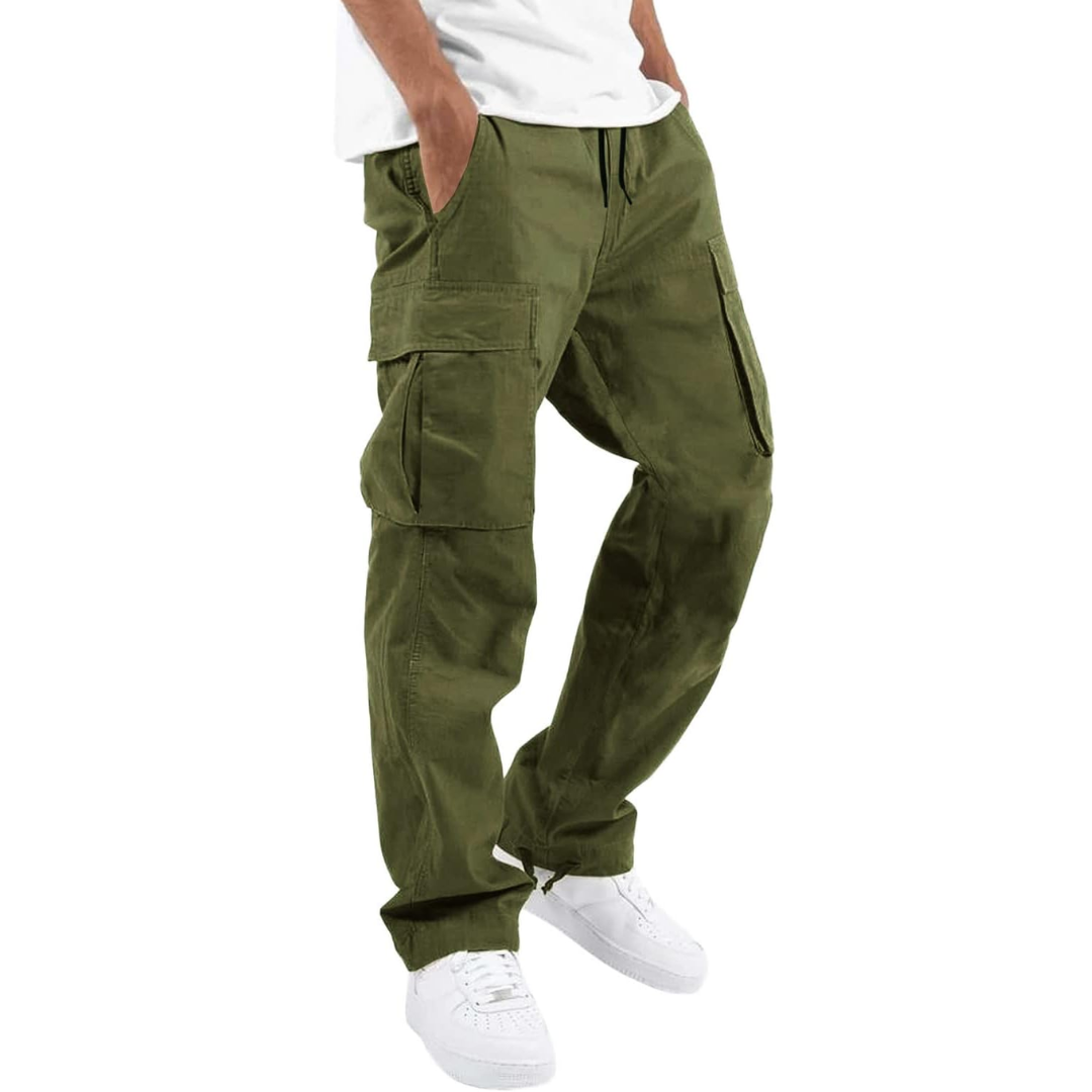 Pantalón Cargo de Algodón con Cordón — Viaestilo