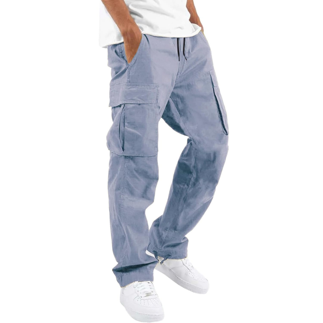 Pantalón Cargo de Algodón con Cordón — Viaestilo