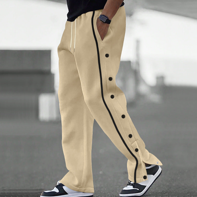 Pantalón Jogger con Botones a Presión — Viaestilo