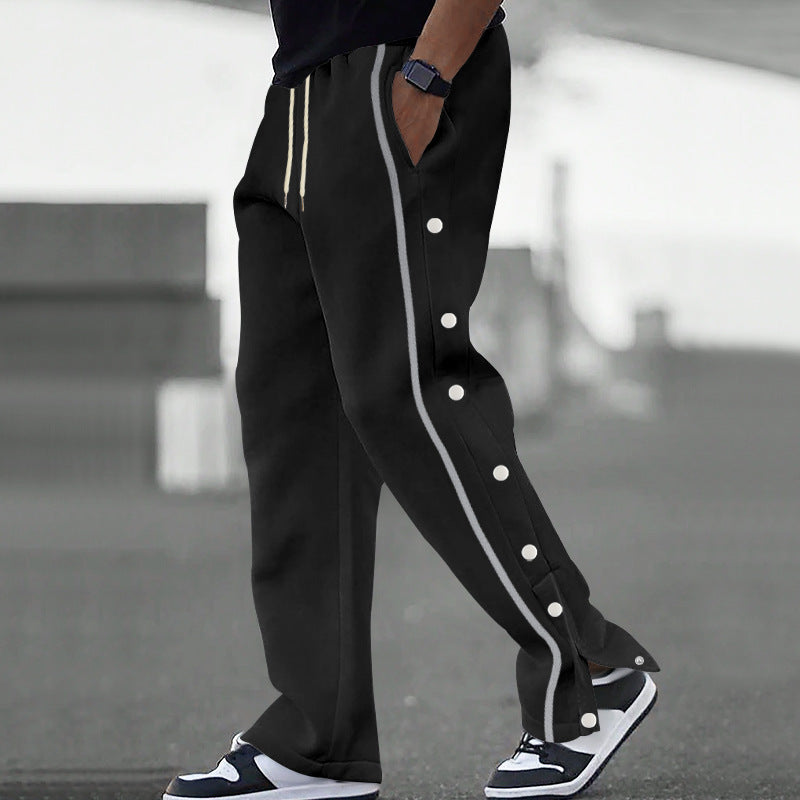 Pantalón Jogger con Botones a Presión — Viaestilo