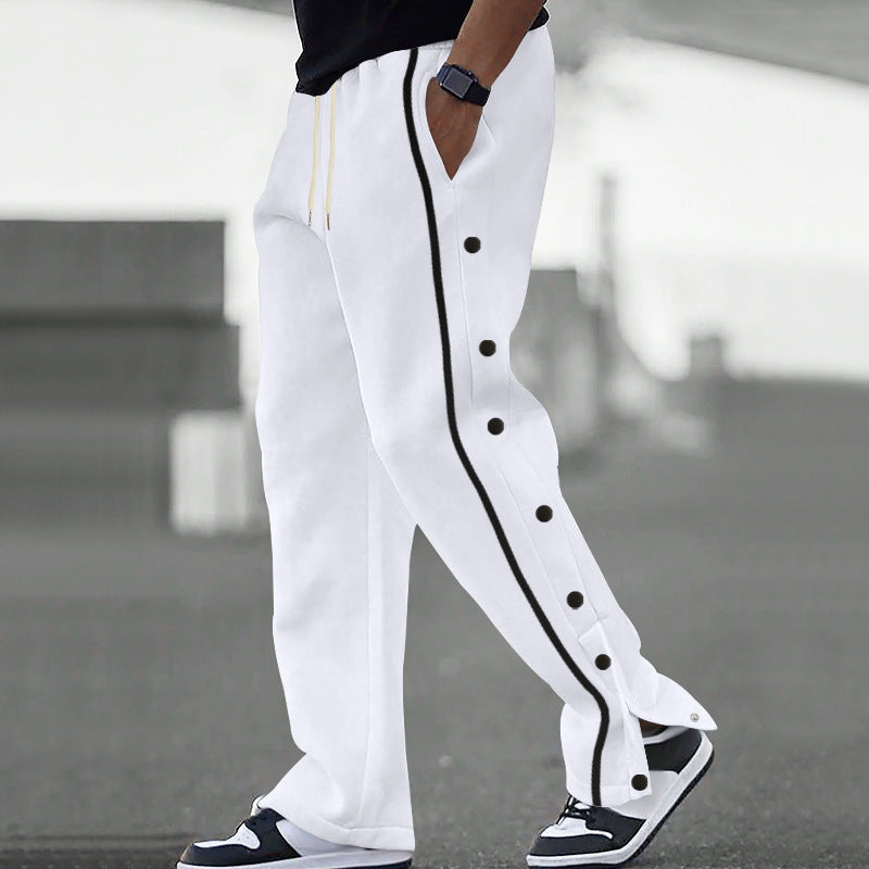 Pantalón Jogger con Botones a Presión — Viaestilo