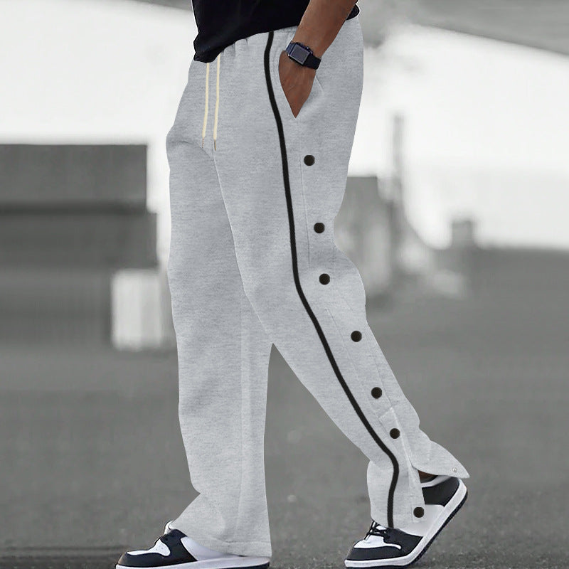 Pantalón Jogger con Botones a Presión — Viaestilo
