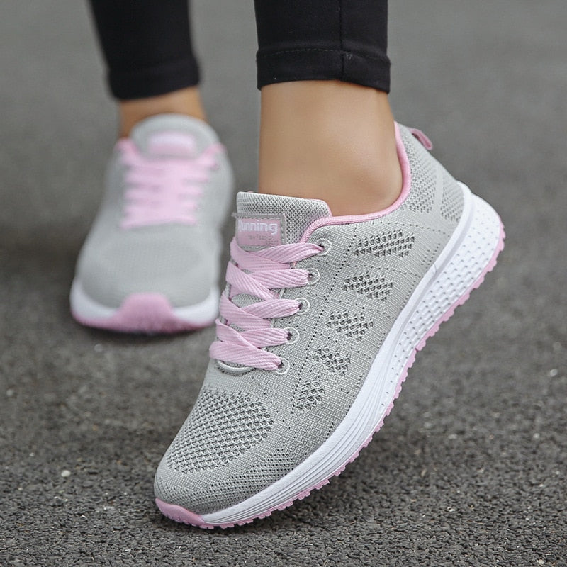 Tenis de Malla Tejida con Agujetas — Viaestilo