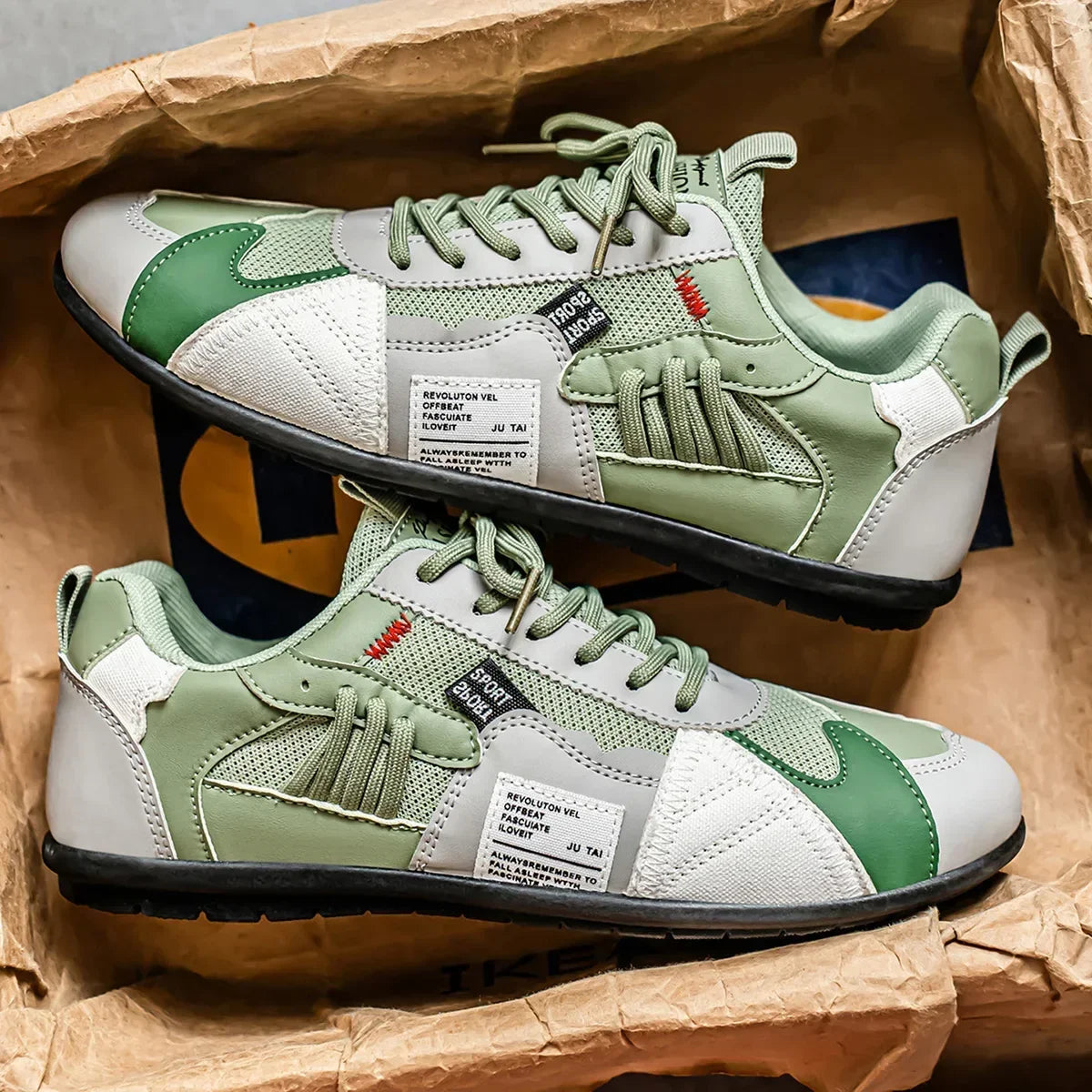 Tenis Varel Racer de Piel y Malla — Viaestilo