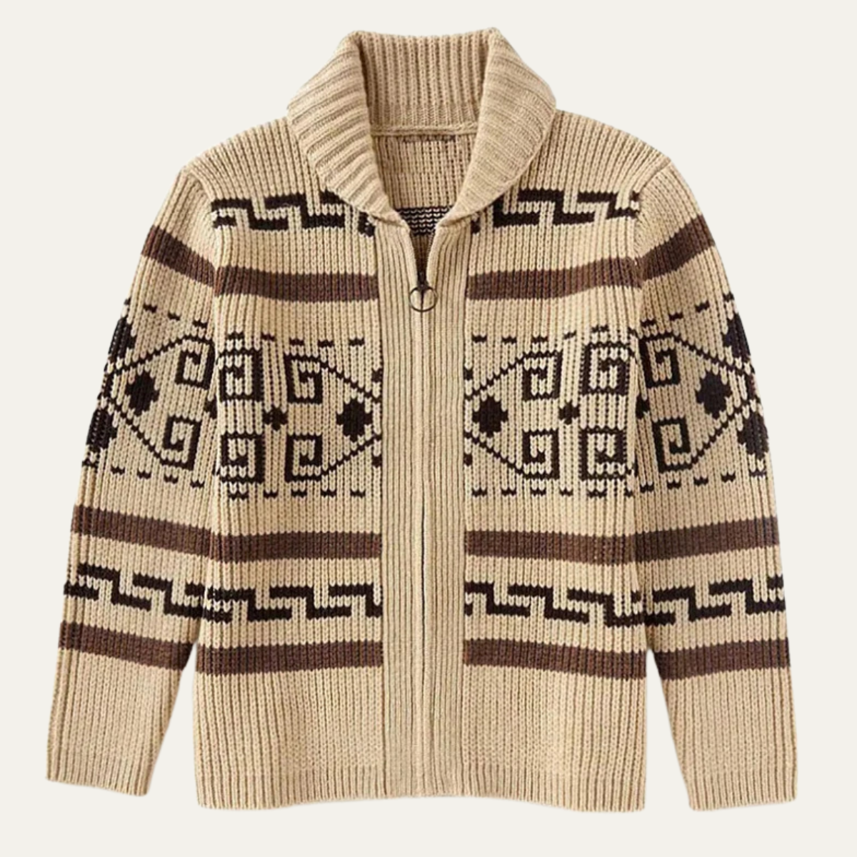 Cárdigan Oversize Abierto de Punto Suave — Viaestilo