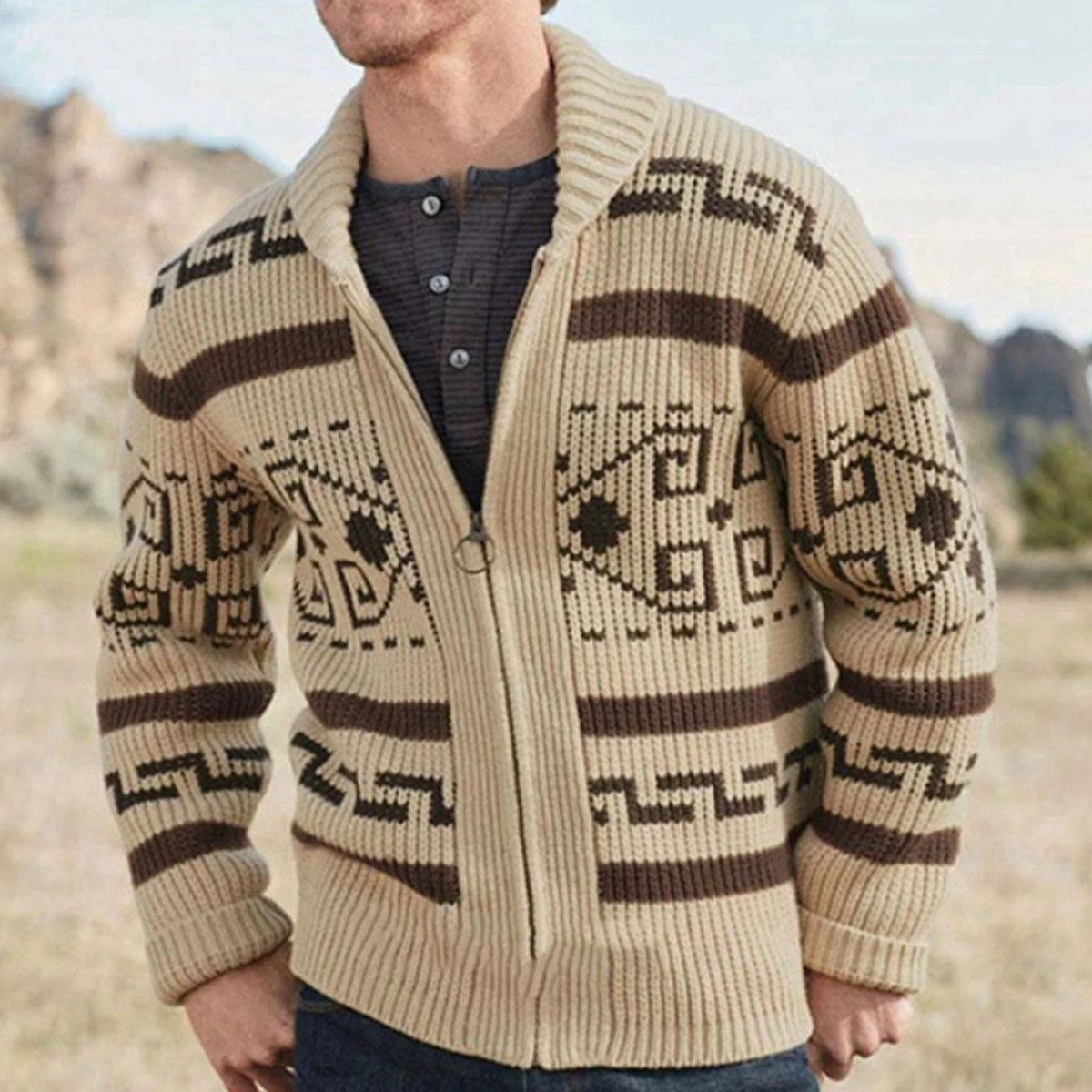 Cárdigan Oversize Abierto de Punto Suave — Viaestilo