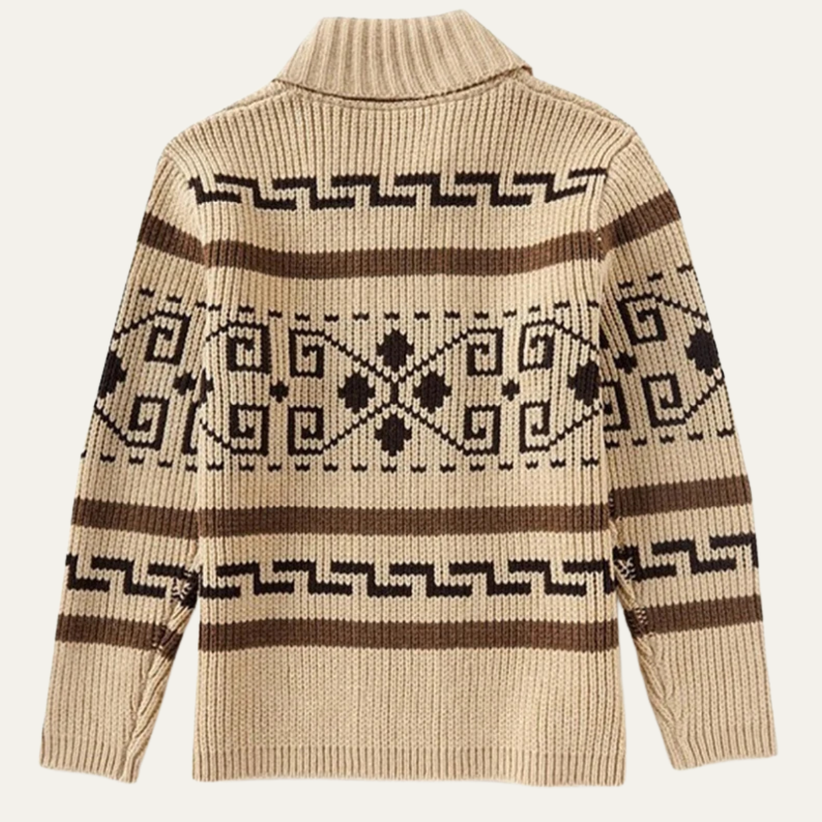 Cárdigan Oversize Abierto de Punto Suave — Viaestilo