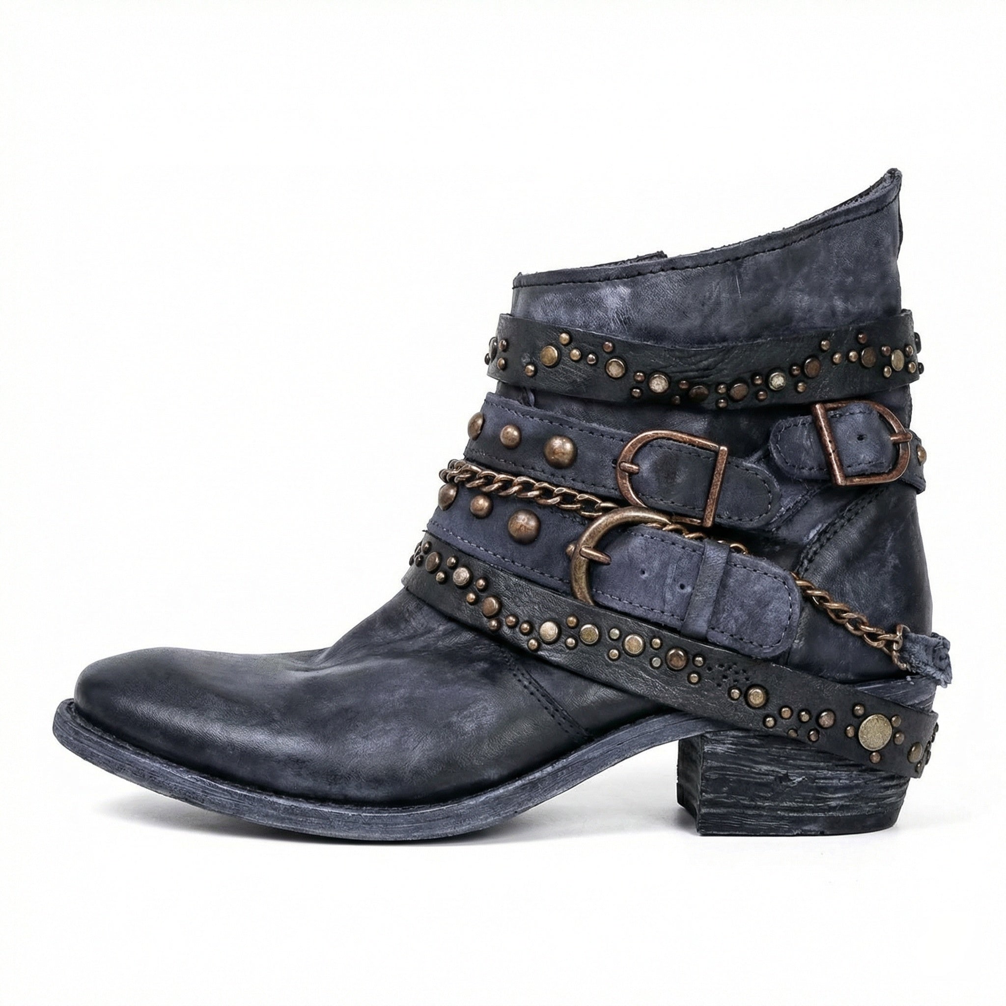 Botines con Cadena y Soporte Ortopédico — Viaestilo