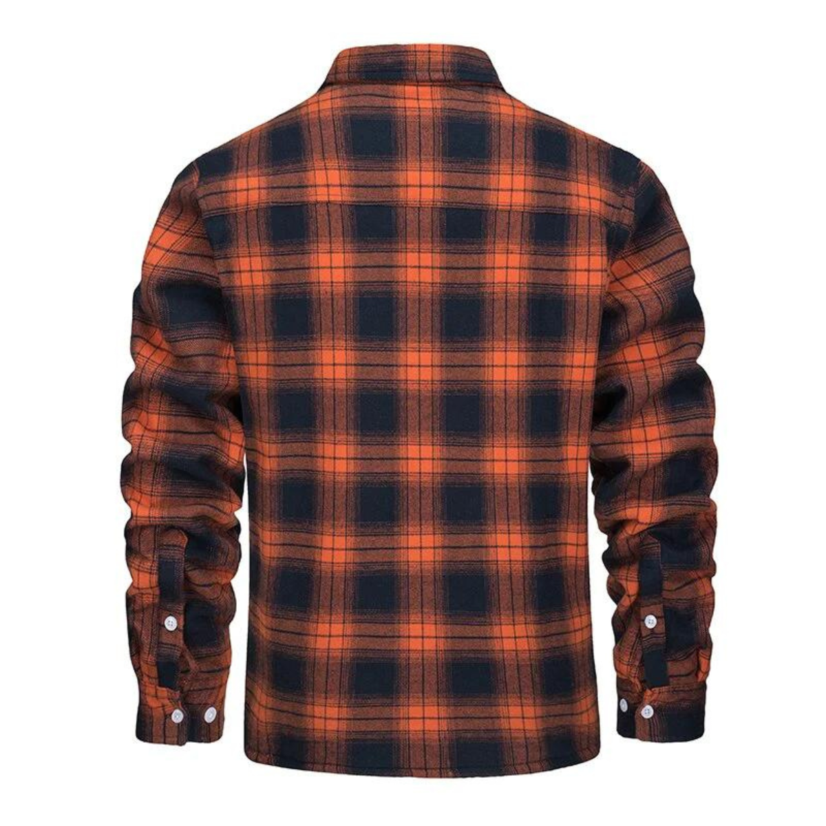 Camisa Chamarra de Franela con Forro Sherpa — Viaestilo