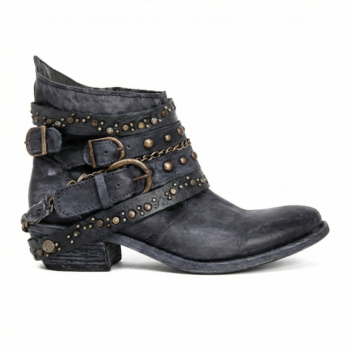 Botines con Cadena y Soporte Ortopédico — Viaestilo