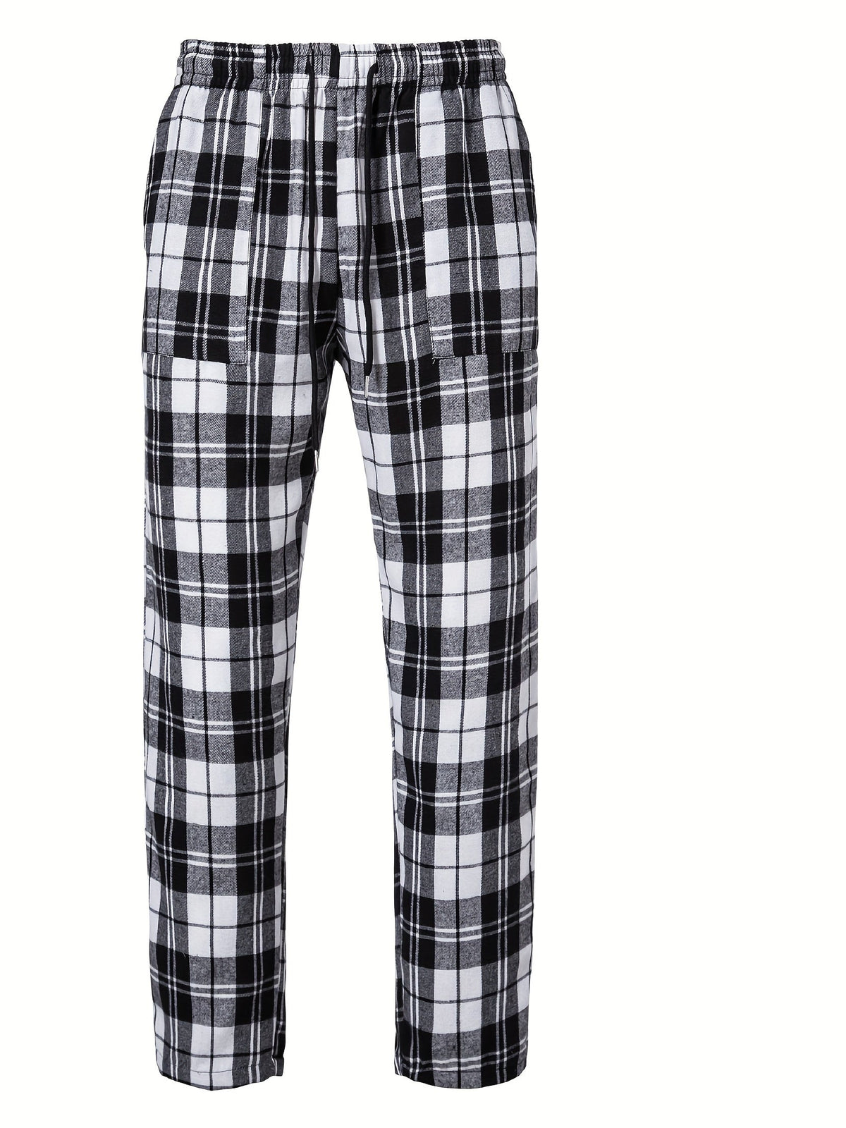 Pantalón de Descanso a Cuadros con Resorte — Viaestilo