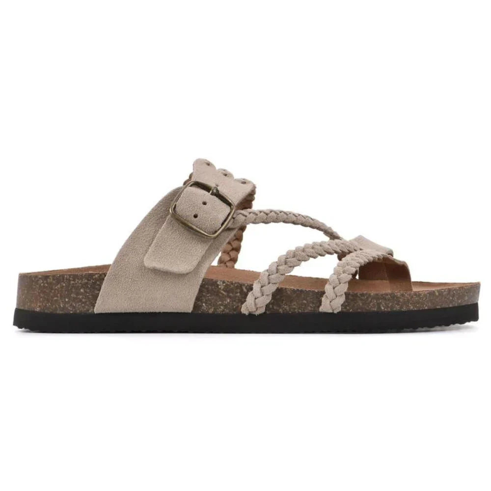 Sandalias Aurora Trenzadas con Plantilla Anatómica — Viaestilo
