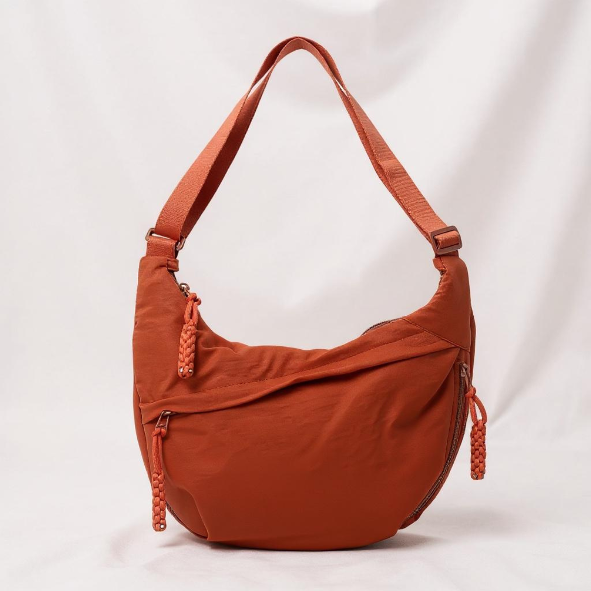 Bolsa Gioia de Hombro Naranja en Nylon — Viaestilo