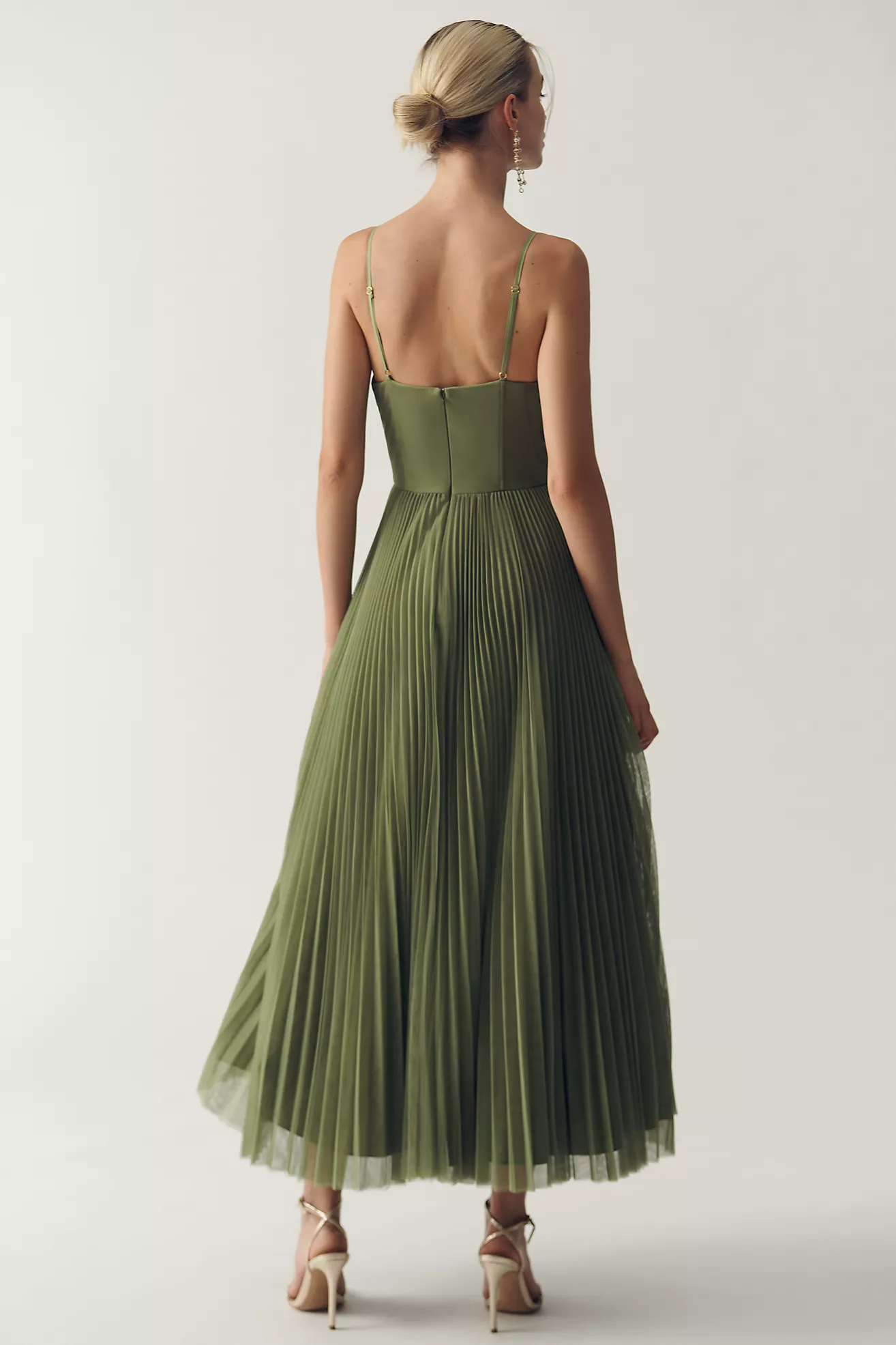 Vestido Midi Tamara con Corsé Estructurado — Viaestilo