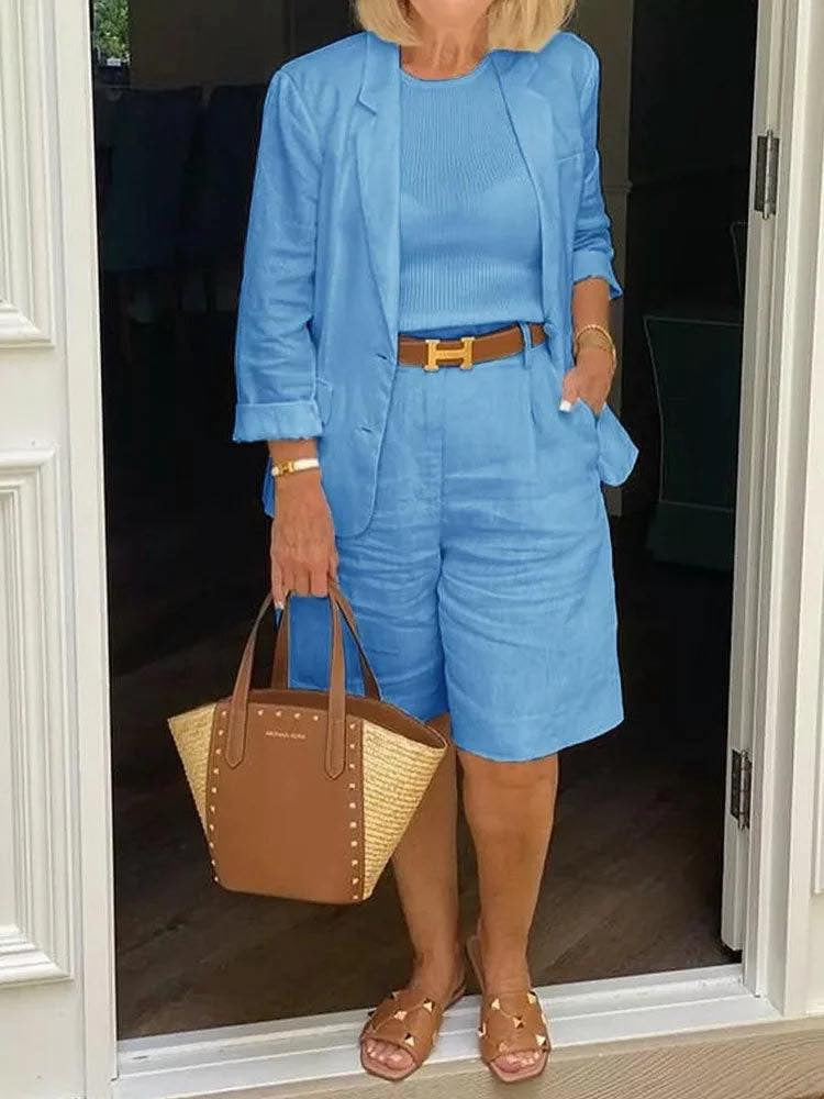 Conjunto de Tres Piezas con Bolsa Incluida — Viaestilo