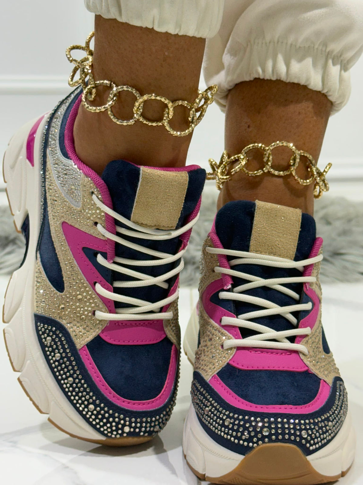 Tenis Wandy Multicolor con Suela Plataforma — Viaestilo