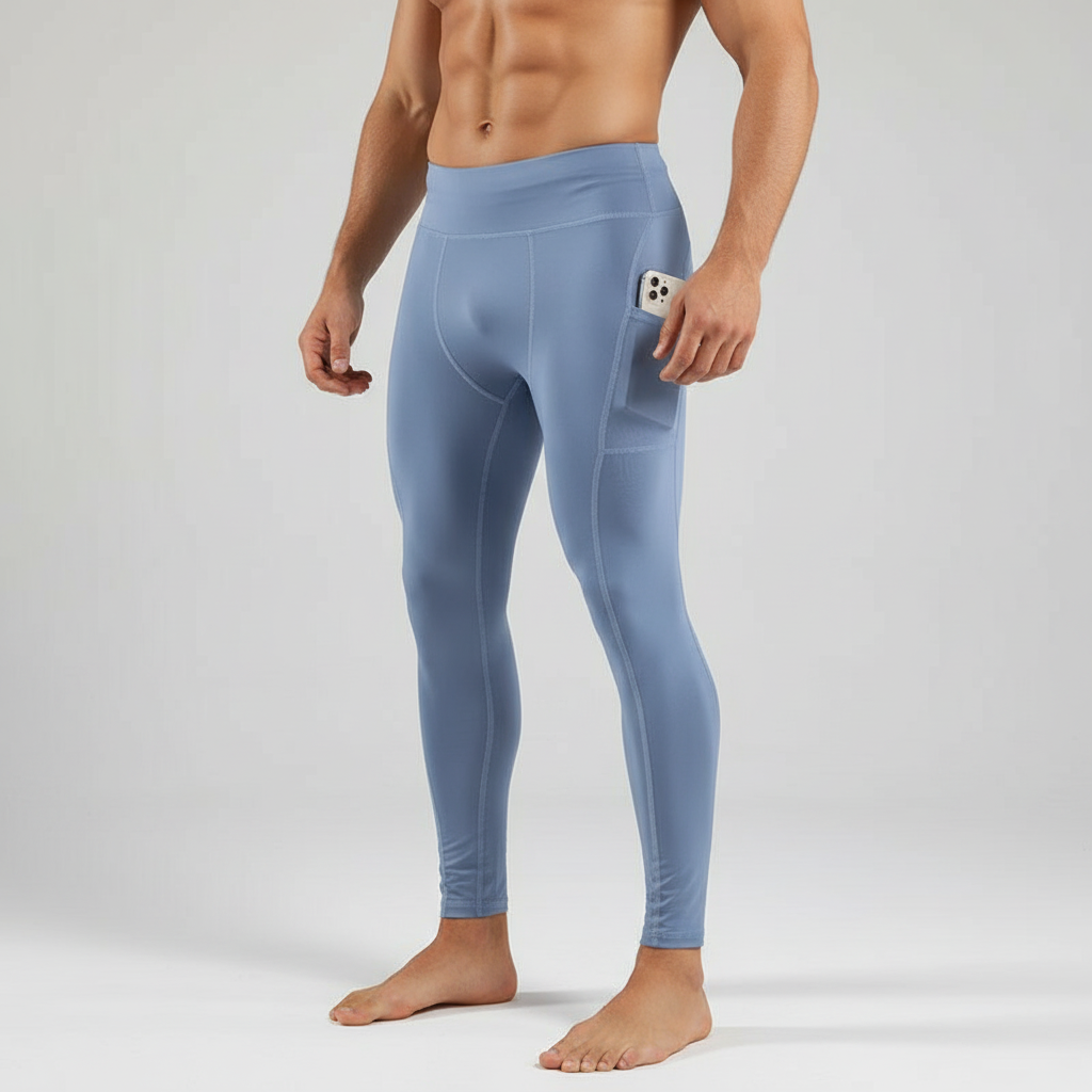 Leggings de Compresión Cintura Alta con Bolsa — Viaestilo