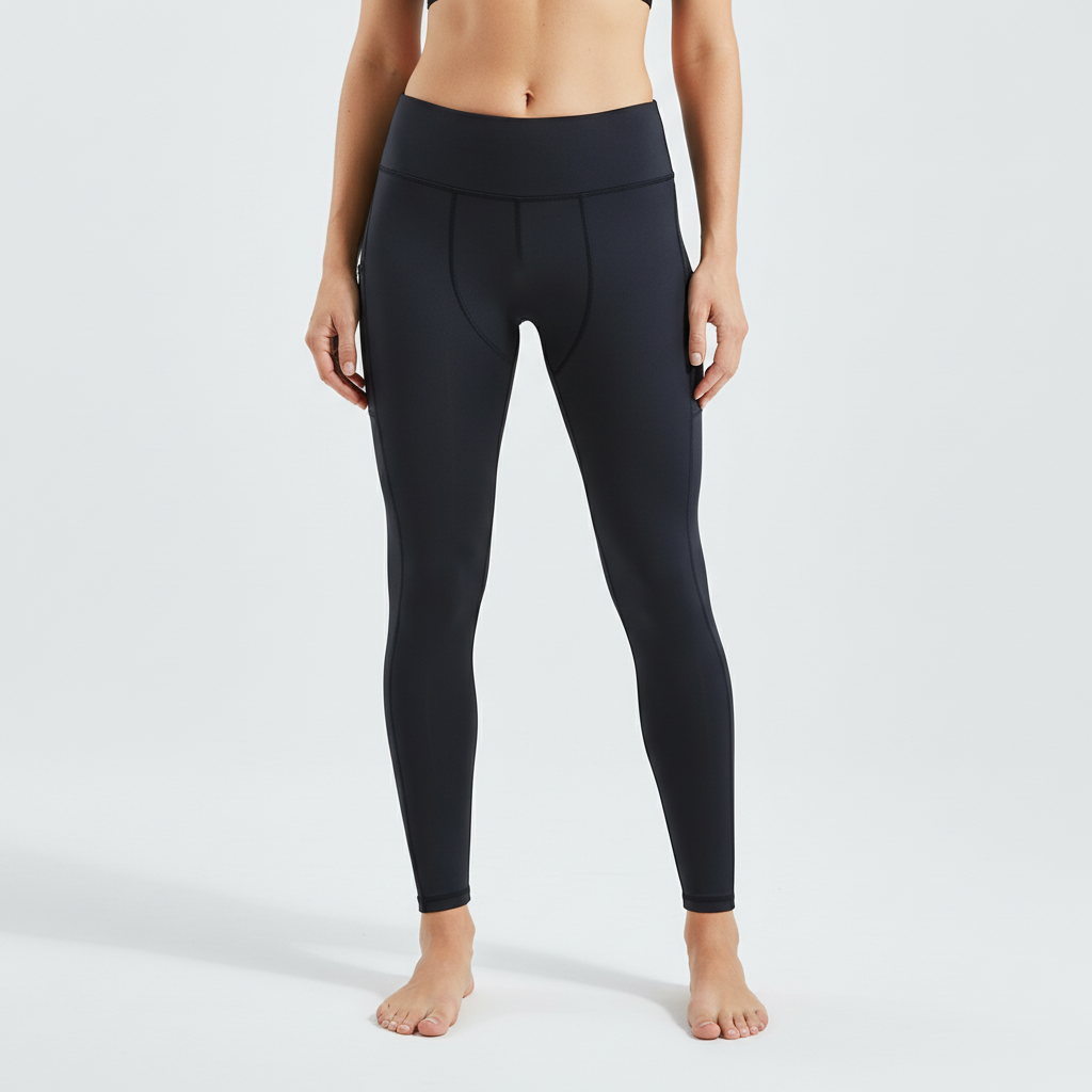 Leggings de Compresión Cintura Alta con Bolsa — Viaestilo