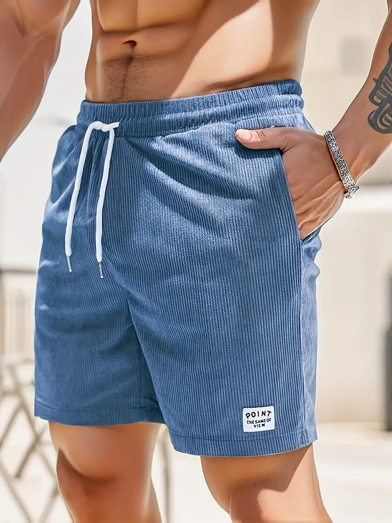 Short de Playa Texturizado con Cordón — Viaestilo