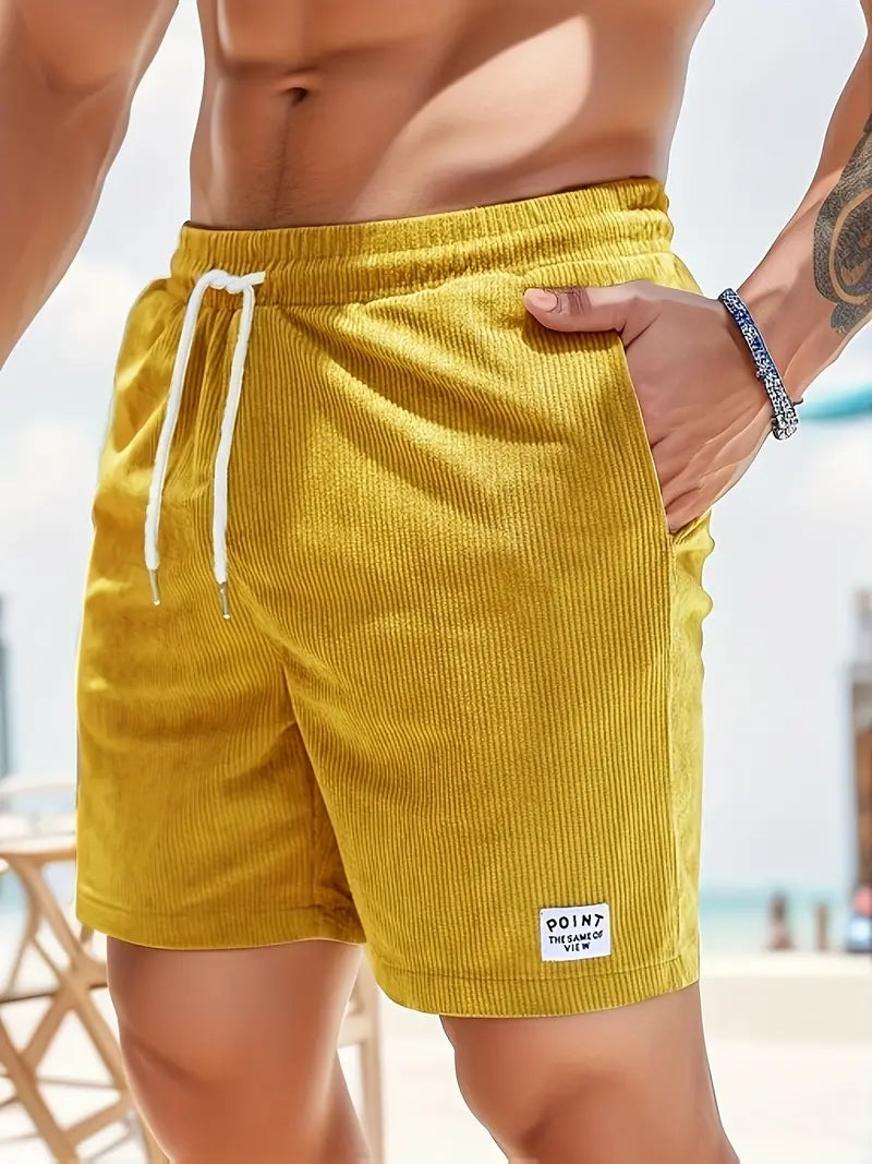 Short de Playa Texturizado con Cordón — Viaestilo