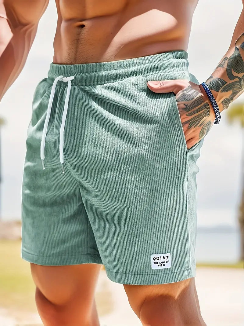 Short de Playa Texturizado con Cordón — Viaestilo