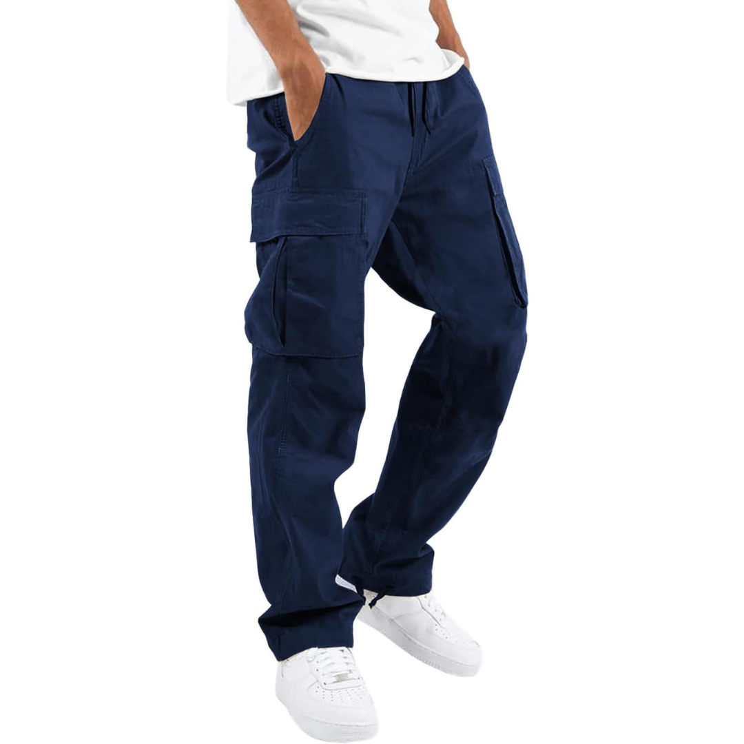Pantalón Cargo de Algodón con Cordón — Viaestilo