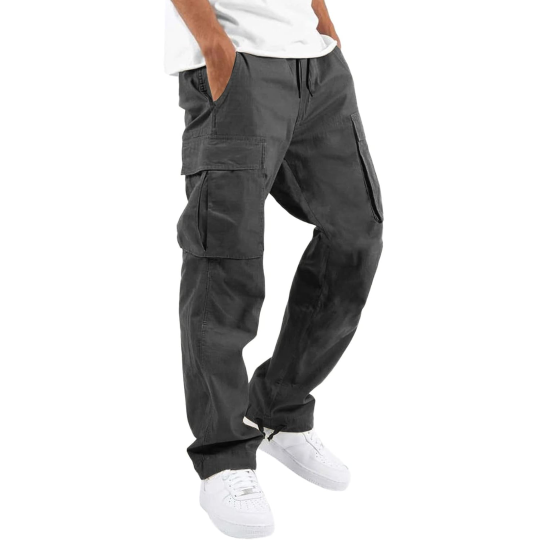 Pantalón Cargo de Algodón con Cordón — Viaestilo