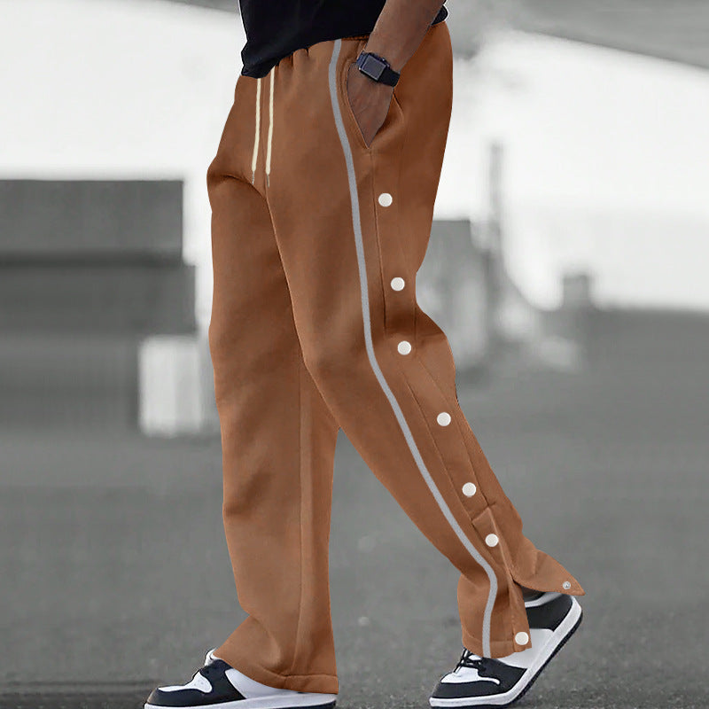 Pantalón Jogger con Botones a Presión — Viaestilo