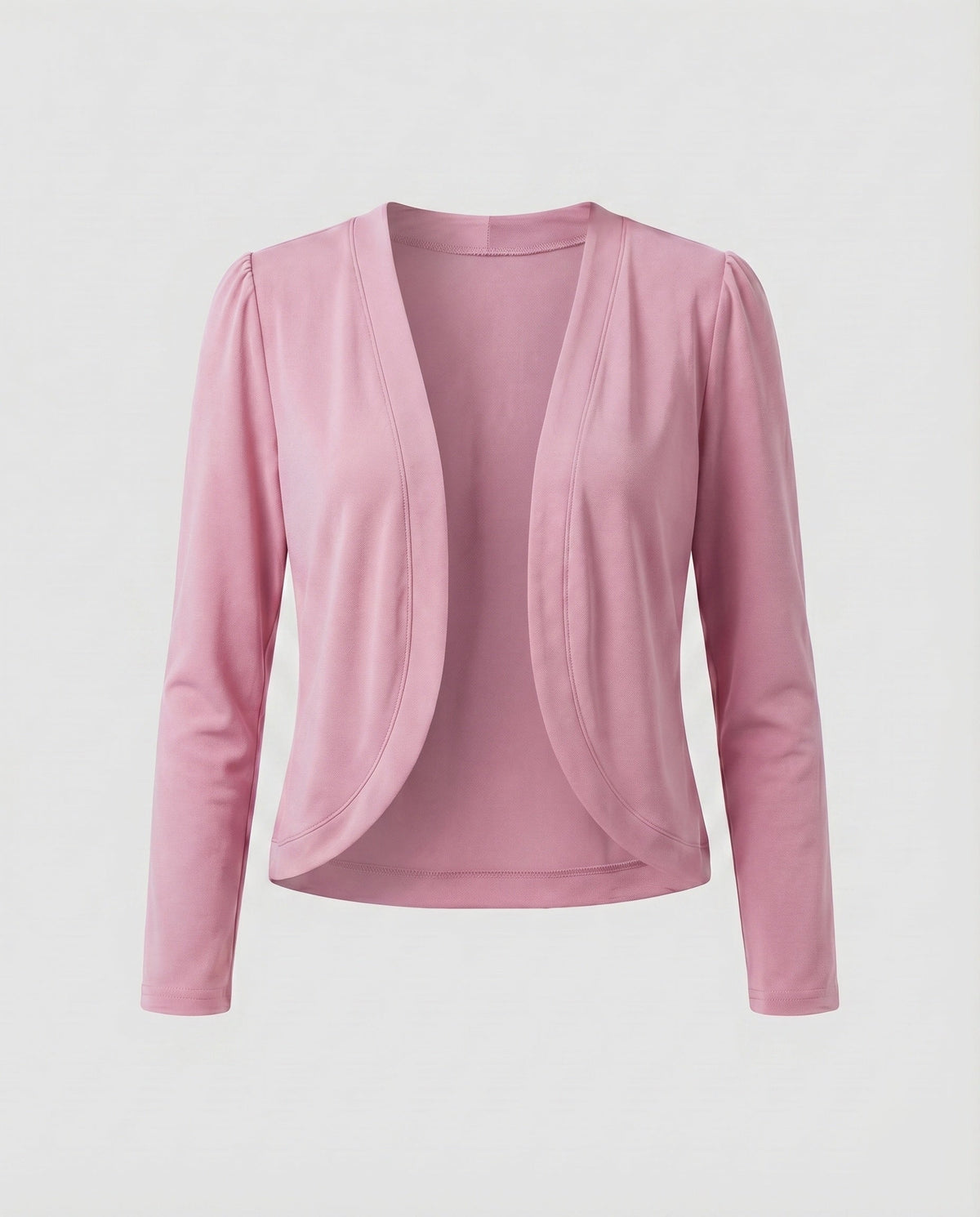 Saco Bolero con Solapa Chal y Corte Entallado — Viaestilo
