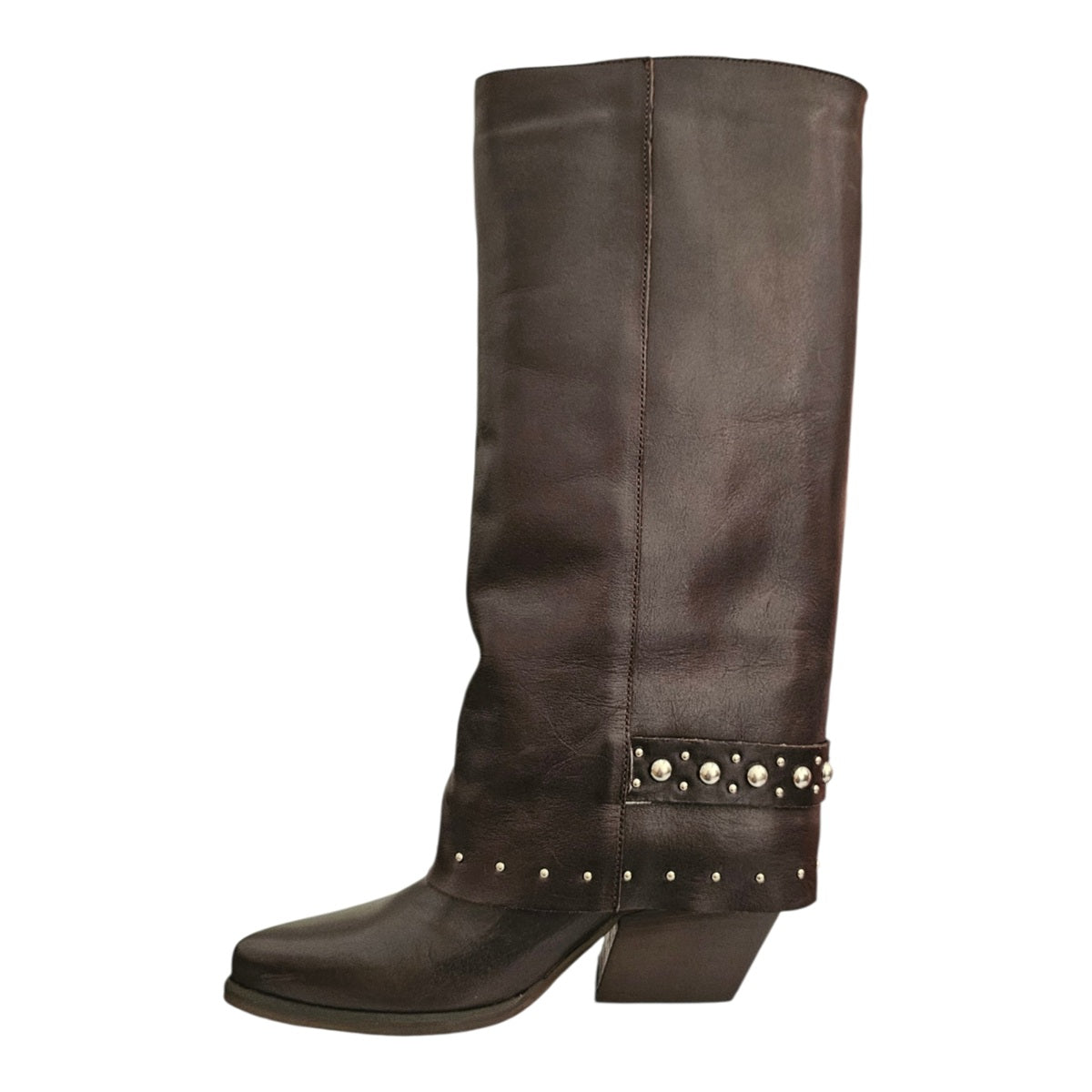 Botas Vaqueras Cody de Piel Genuina con Tachuelas — Viaestilo