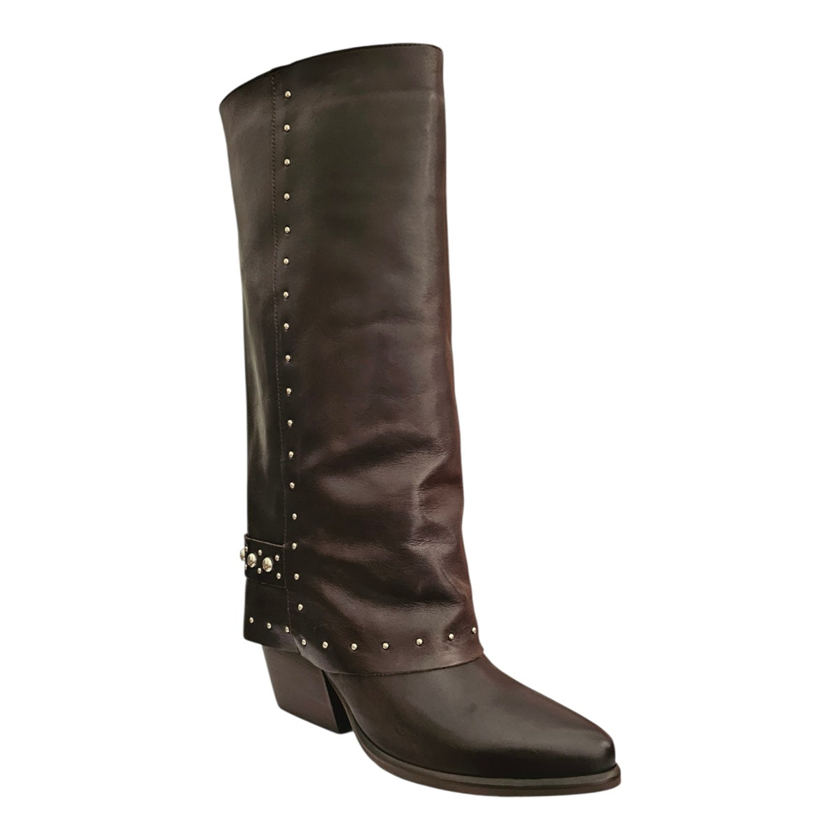 Botas Vaqueras Cody de Piel Genuina con Tachuelas — Viaestilo