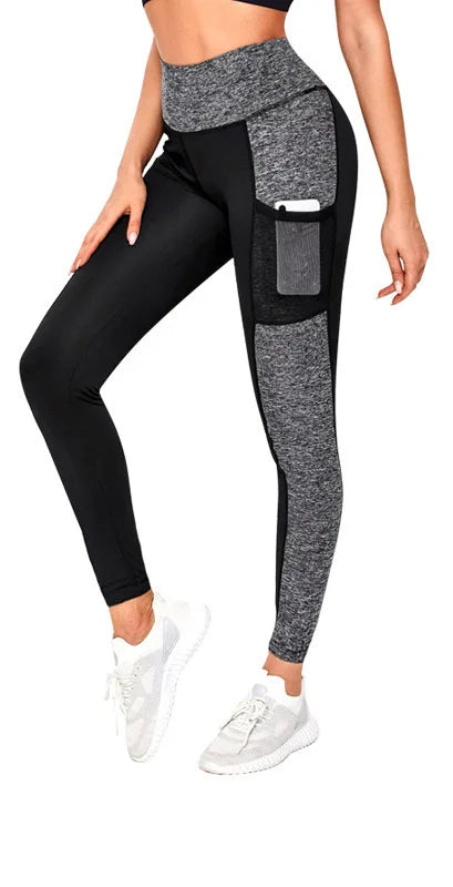 Leggings Cintura Alta con Bolsillos para Yoga — Viaestilo