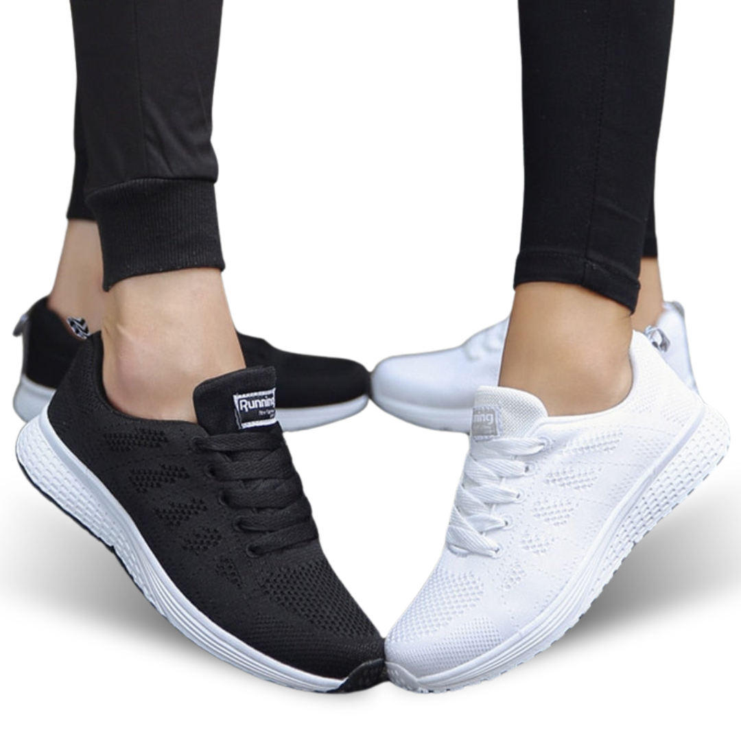 Tenis de Malla Tejida con Agujetas — Viaestilo