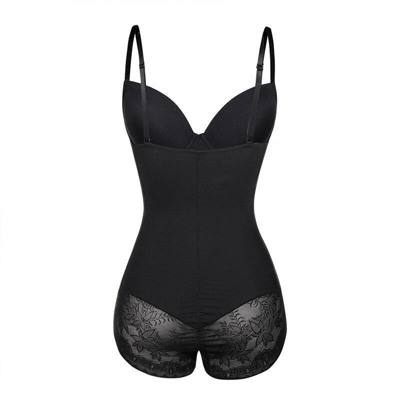 Bodysuit Moldeador con Copa y Encaje — Viaestilo