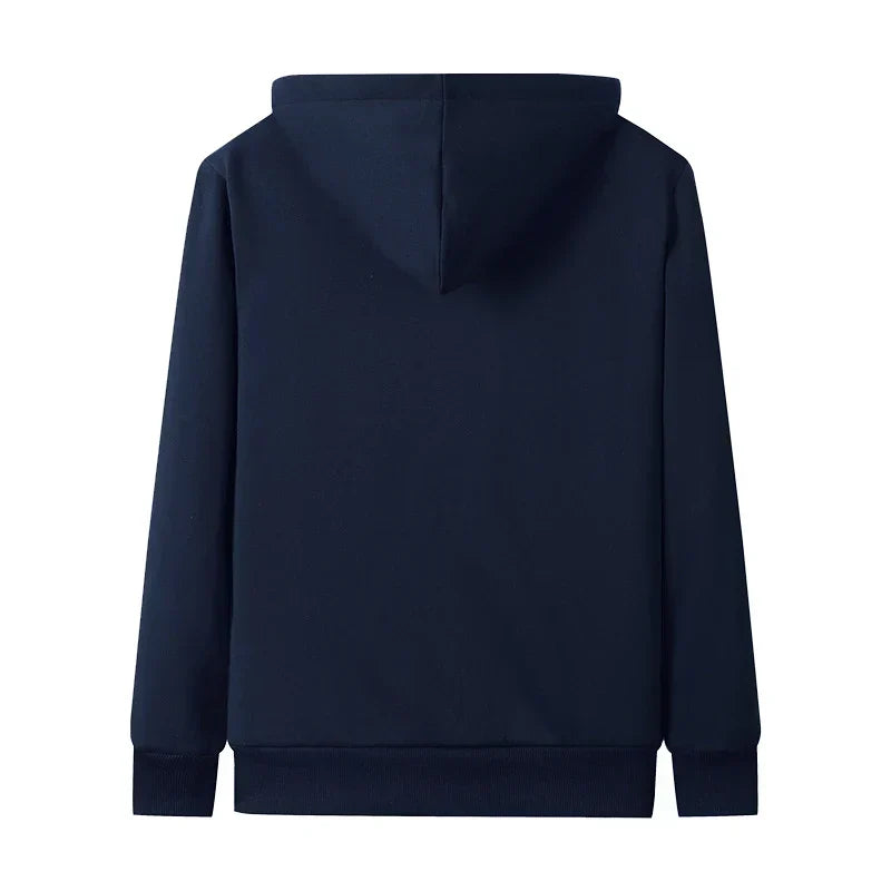 Sudadera Talla Plus con Capucha y Forro Polar — Viaestilo