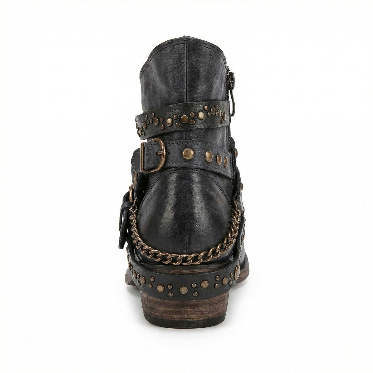 Botines con Cadena y Soporte Ortopédico — Viaestilo