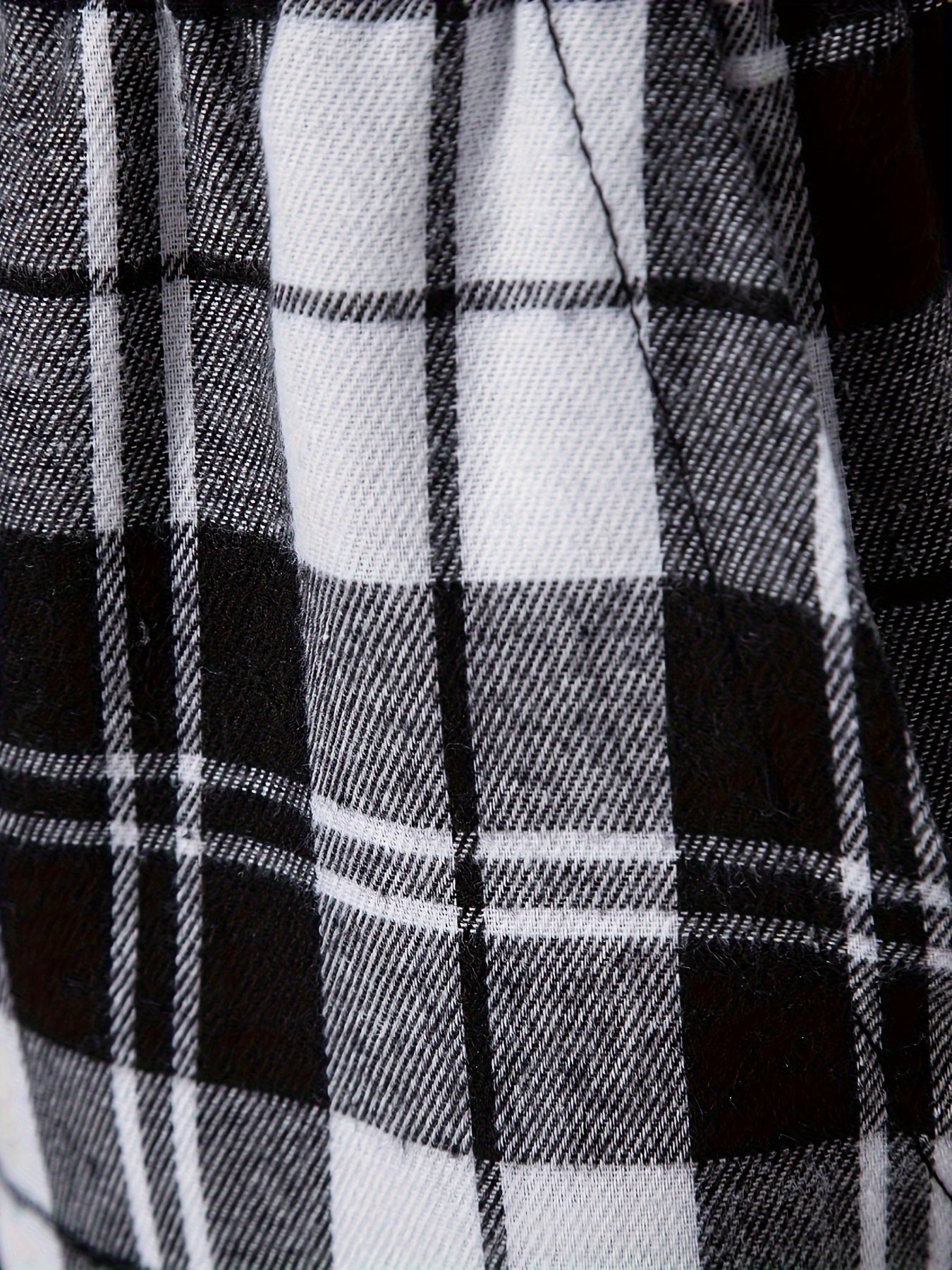Pantalón de Descanso a Cuadros con Resorte — Viaestilo