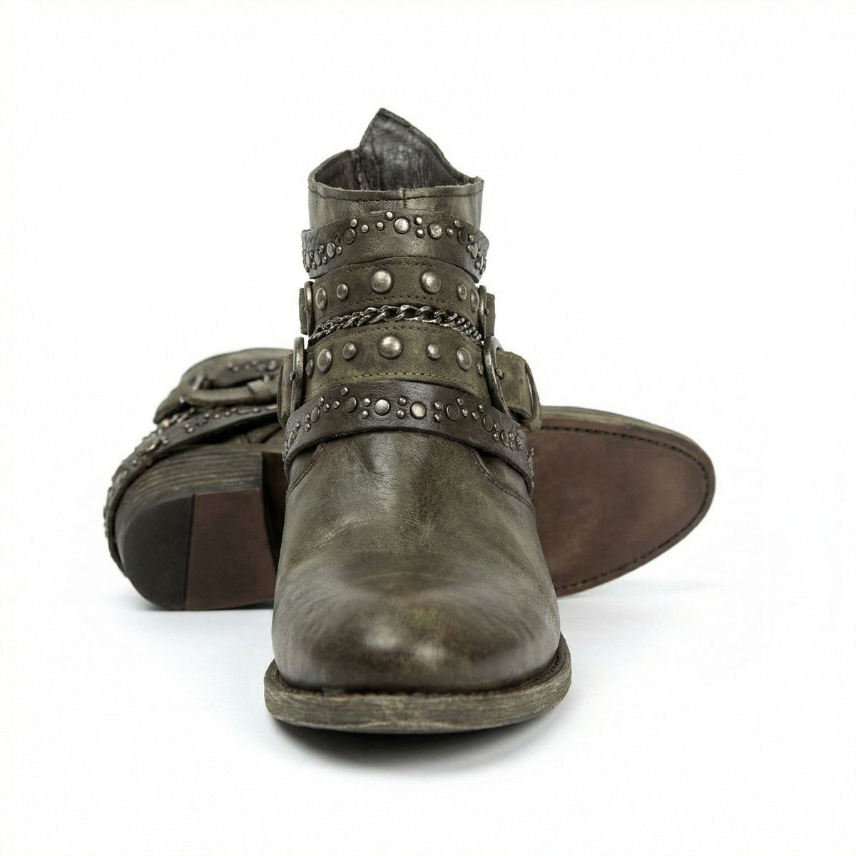Botines con Cadena y Soporte Ortopédico — Viaestilo