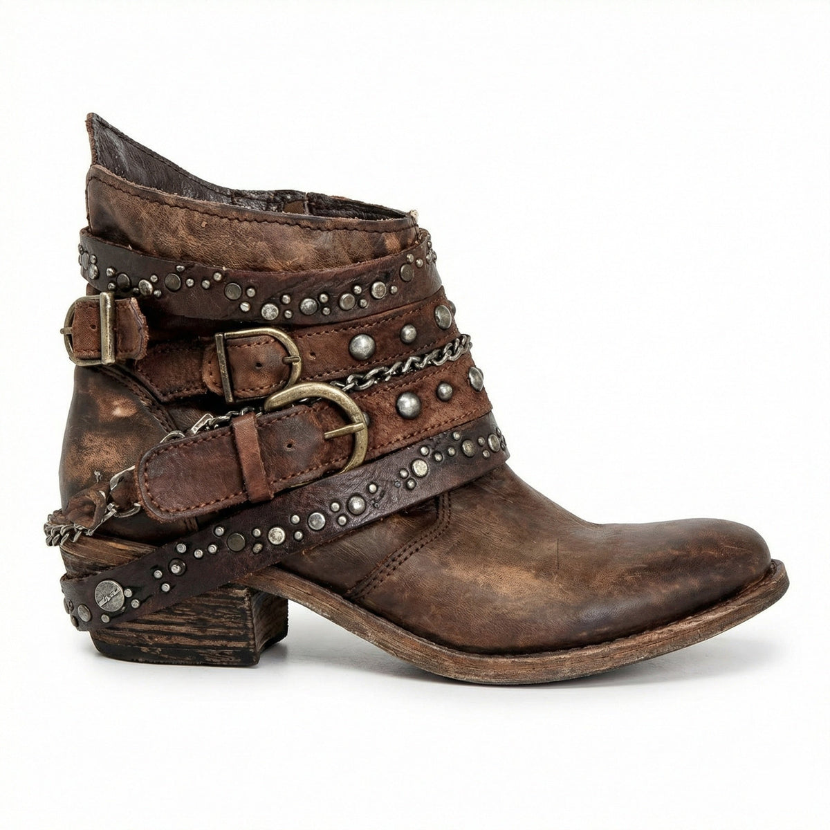 Botines con Cadena y Soporte Ortopédico — Viaestilo