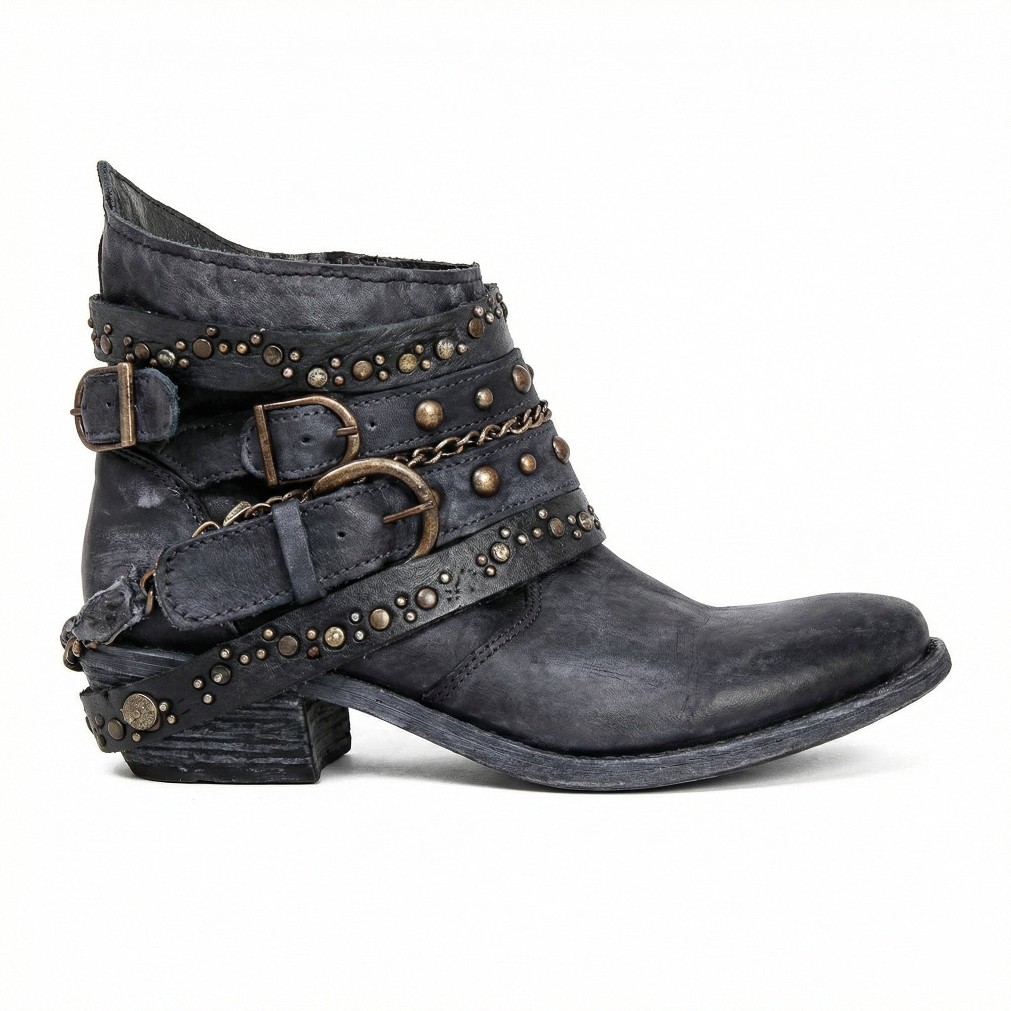 Botines con Cadena y Soporte Ortopédico — Viaestilo
